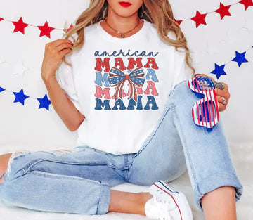 AMERICAN MAMA COMFORT COLORS TEE