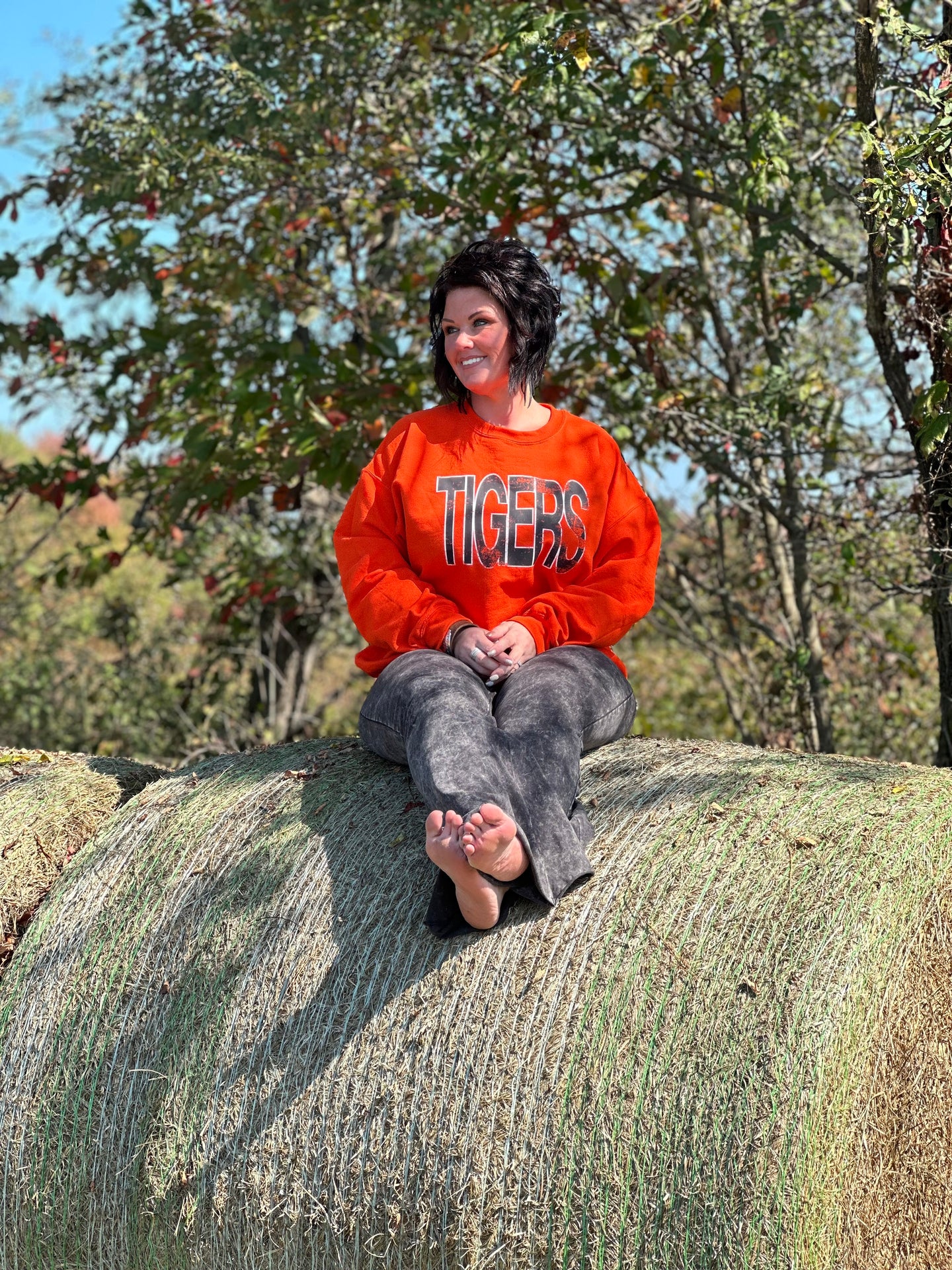 Orange & Black Tigers Sweatshirt