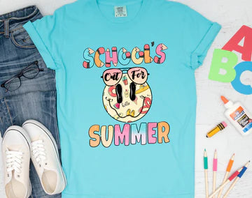 SCHOOLS OUT FOR SUMMER COMFORT COLORS TEE